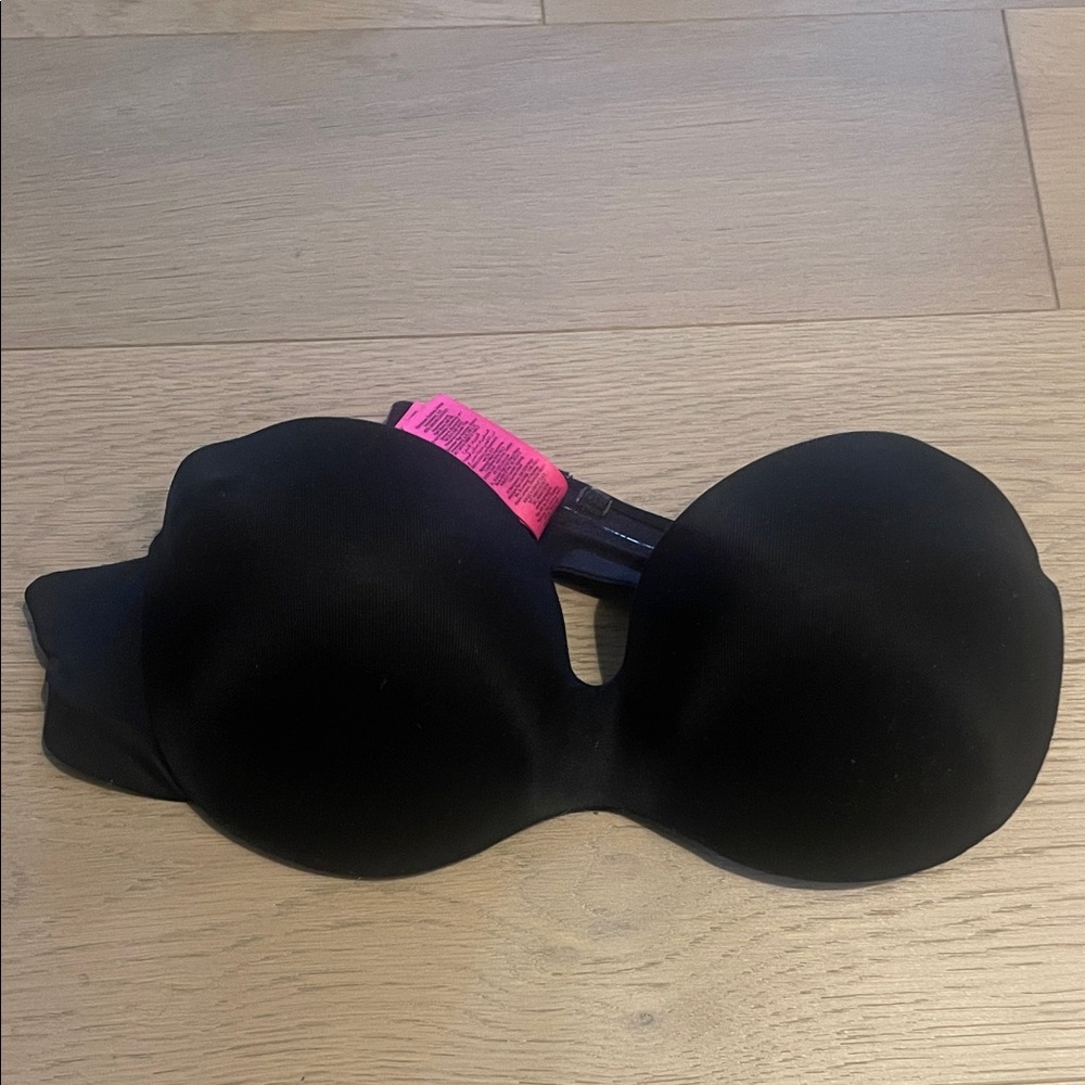 La SENZA Body Kiss Black Strapless Push-Up Bandeau 34B